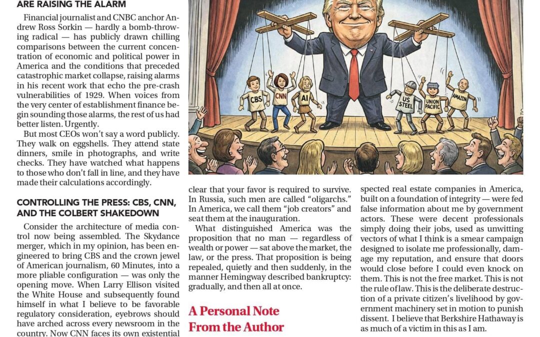 America’s Oligarchy Is Here